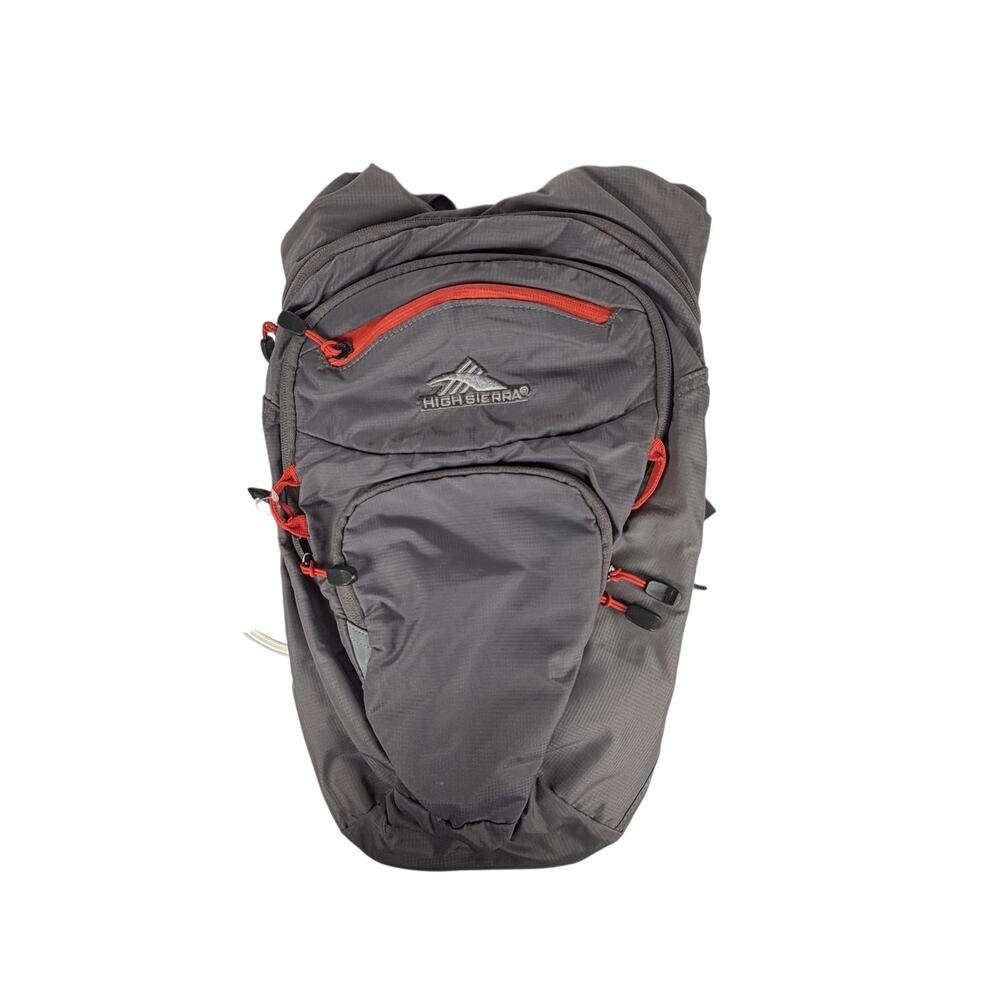 High Sierra Cragin Hydration Backpack Gray Hiking Pack 2L Unisex Nylon